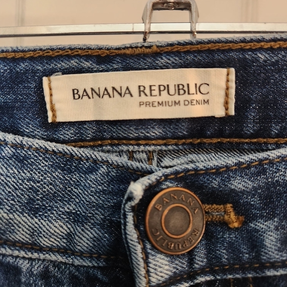 Distressed Blue Jeans - Picture 2 of 4